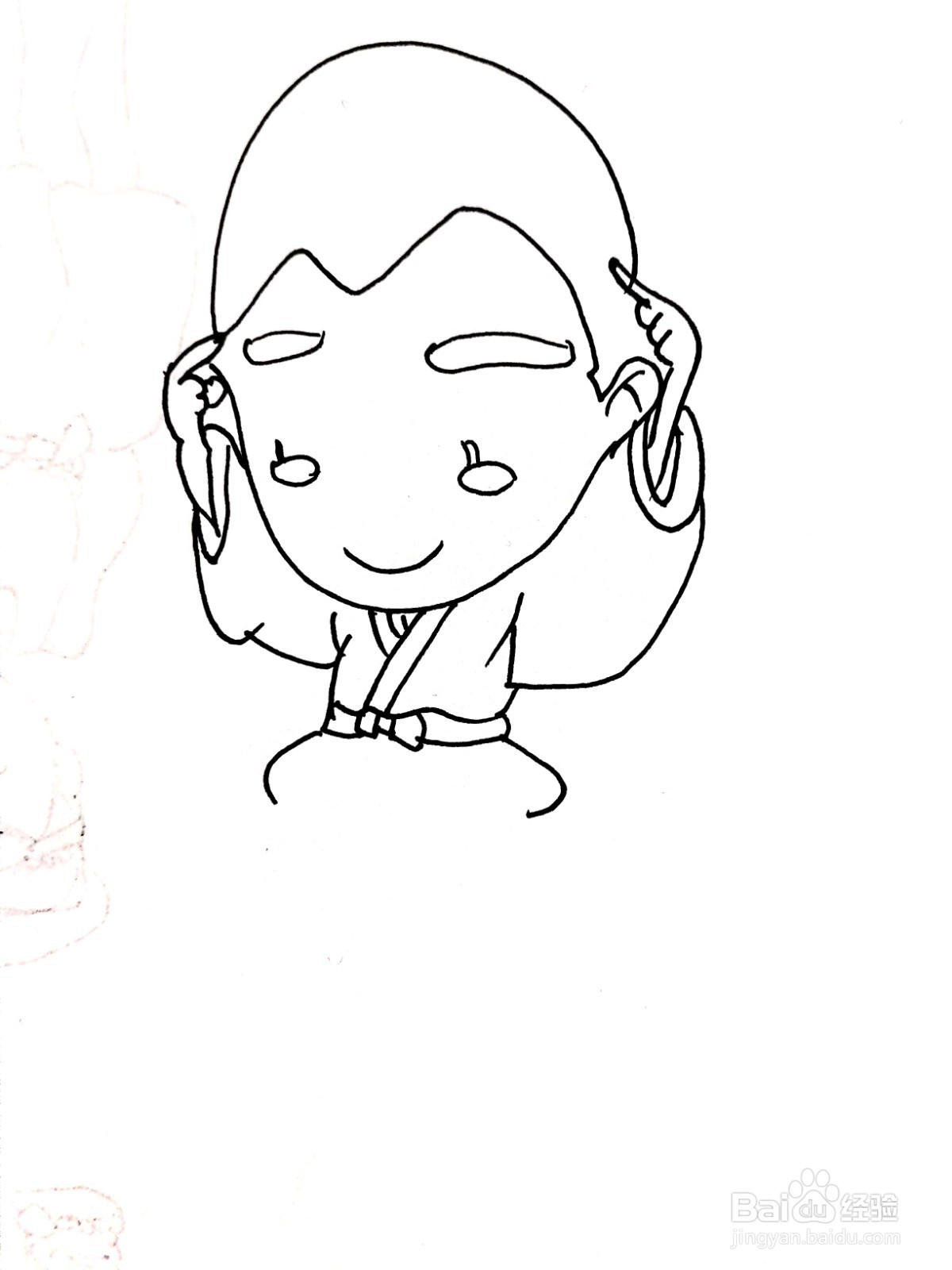 《聪明的一休》系列之一休简笔画