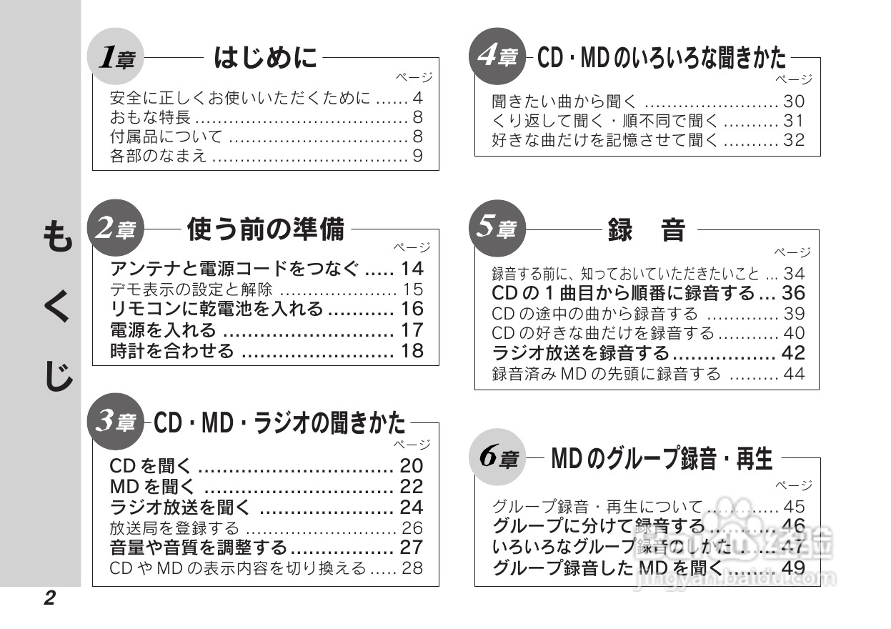 SHARP SD-FX10组合音响说明书:[1]