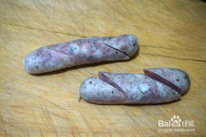 香肠煎薯角的做法