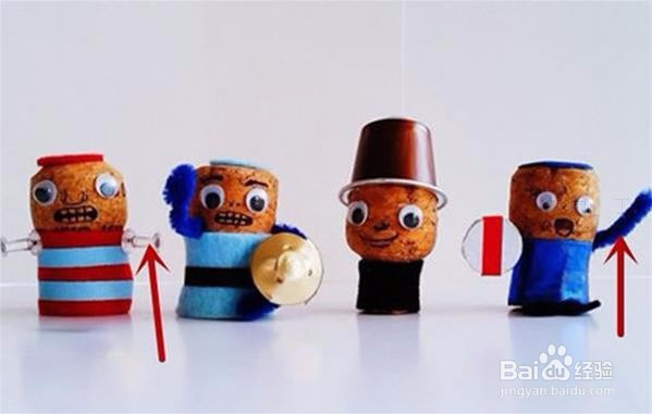 香槟塞手工制作人偶制作步骤
