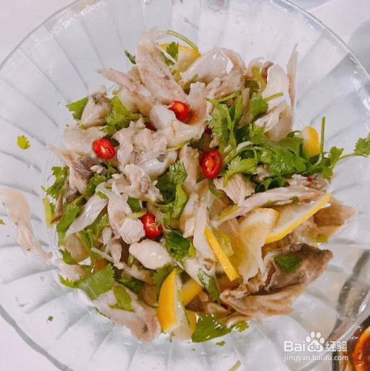 凉拌手撕柠檬鸡的做法