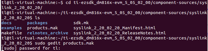 TMS320DM8168开发板的Syslink编译及使用