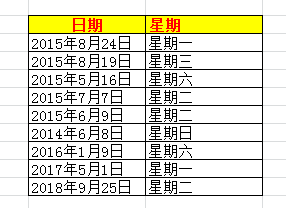 <b>巧妙使用excel中的日期格式变化提高办公效率</b>