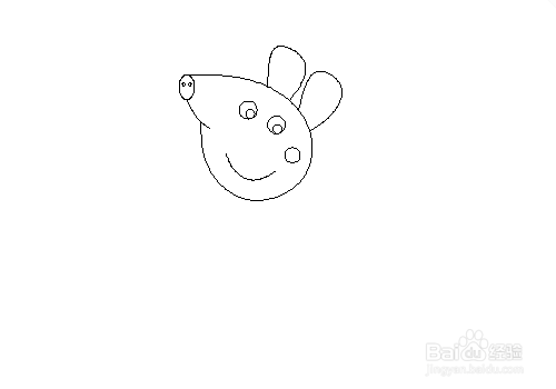 简笔画可爱的小猪佩奇怎样画