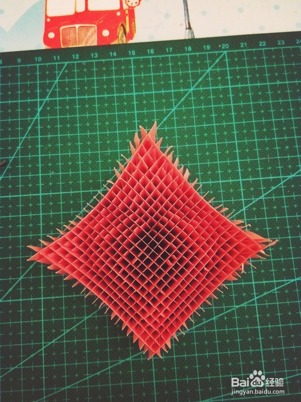 手工DIY纸雕 3D立体爱心