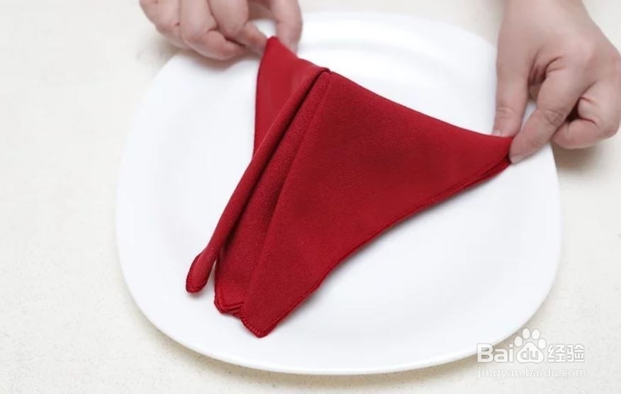 如何来叠餐巾