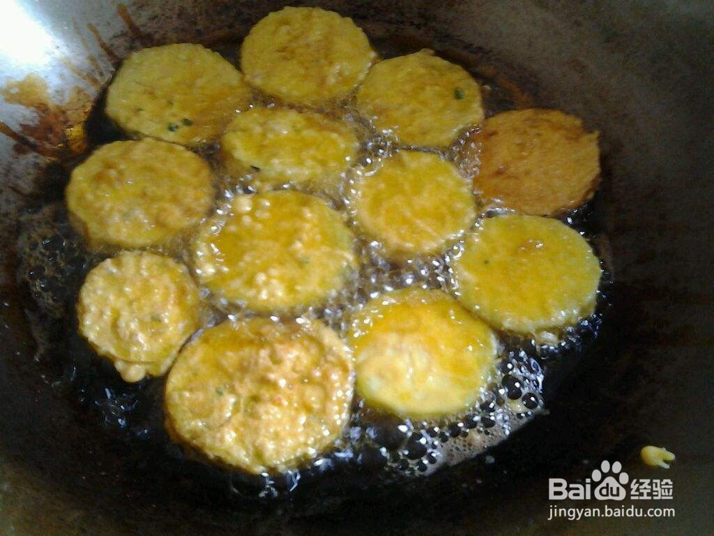 茄子炸面粉怎么做