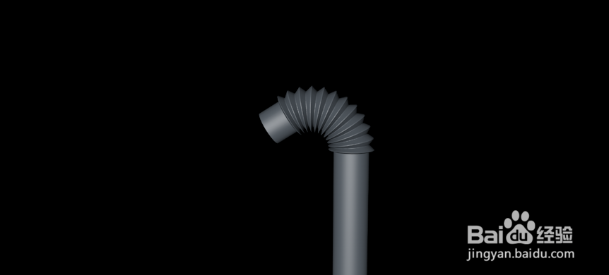 <b>C4D绘制3D吸管（5）：巧用扭曲，制作软管褶皱</b>