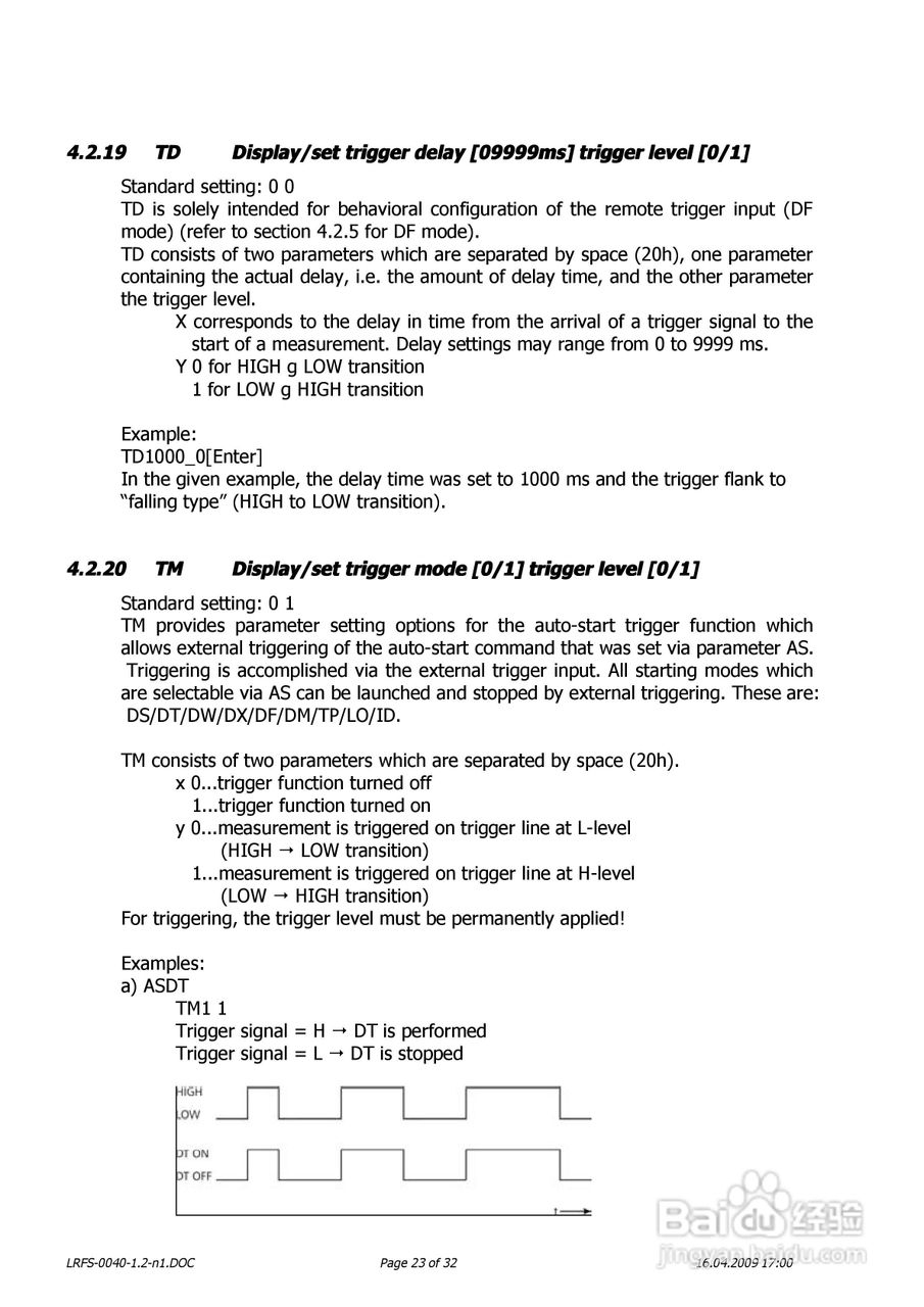 德国LRFS-0040系列激光测距传感器操作说明书:[3]