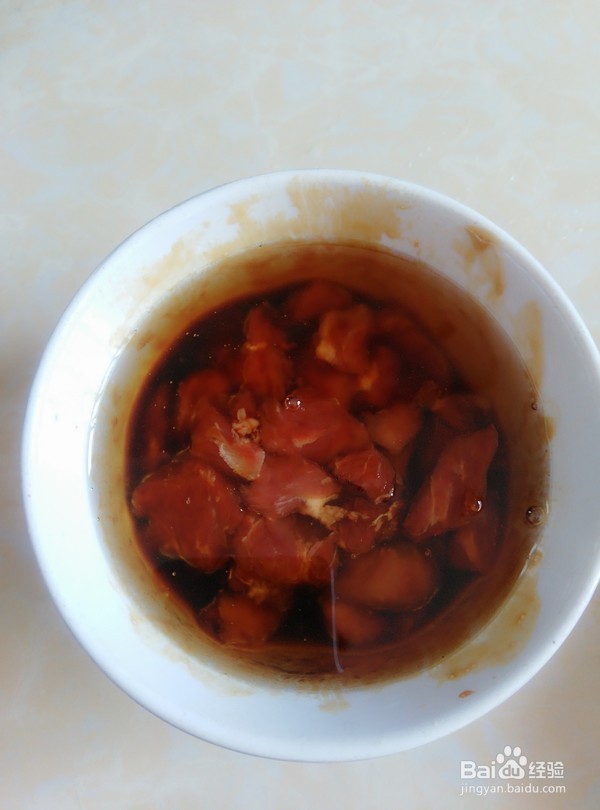 杏鲍菇豌豆肉粥的步骤