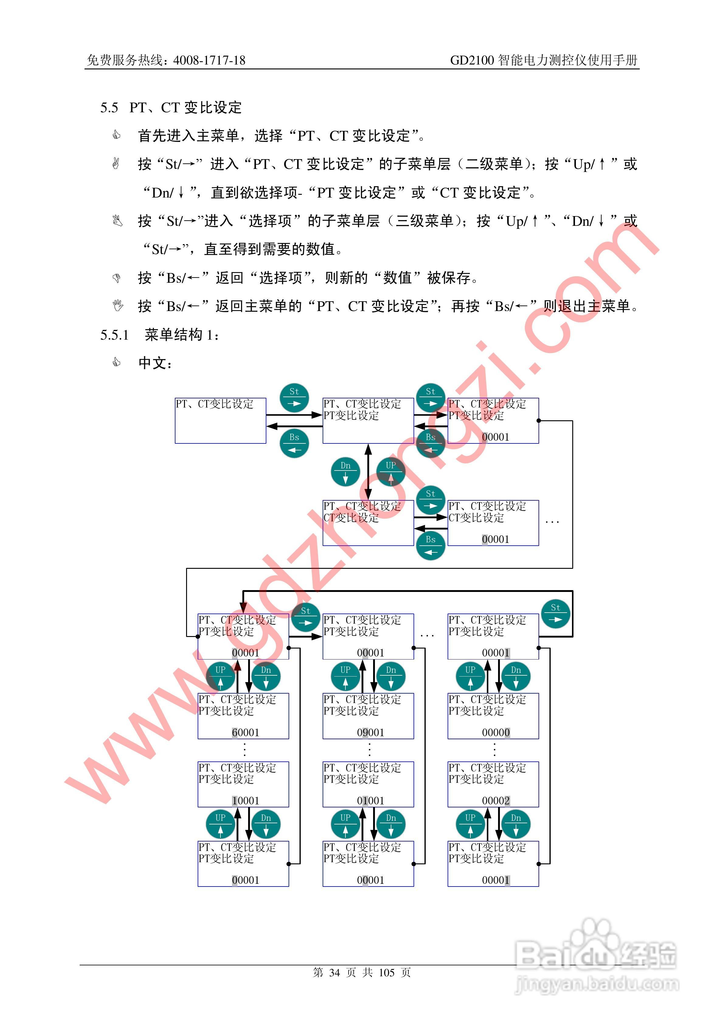 国电中自GD2100智能电力监测仪使用说明书:[4]