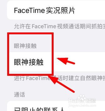 iPhone14如何打开FaceTime通话的眼神接触功能
