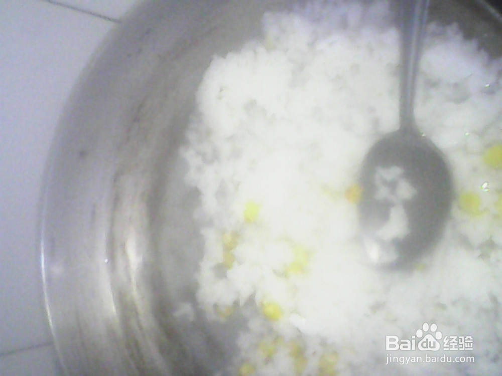 鸡蛋粥 制作方法