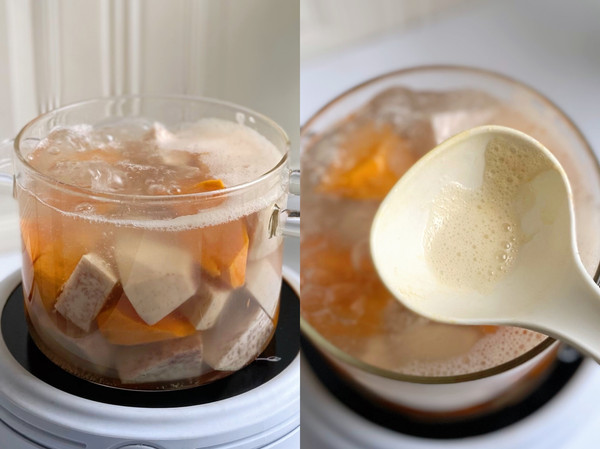 牛奶香芋番薯糖水