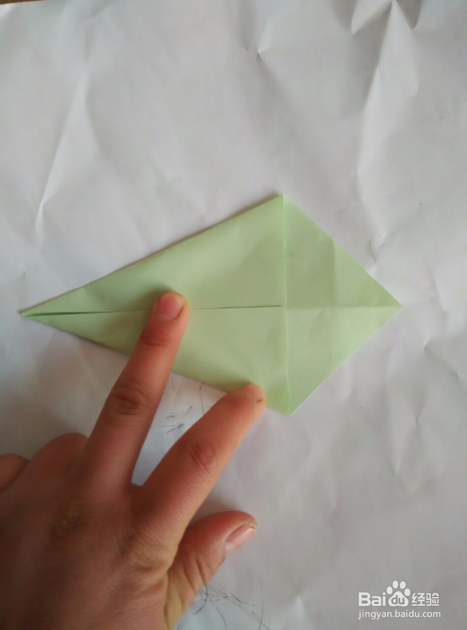 折纸郁金香的折法