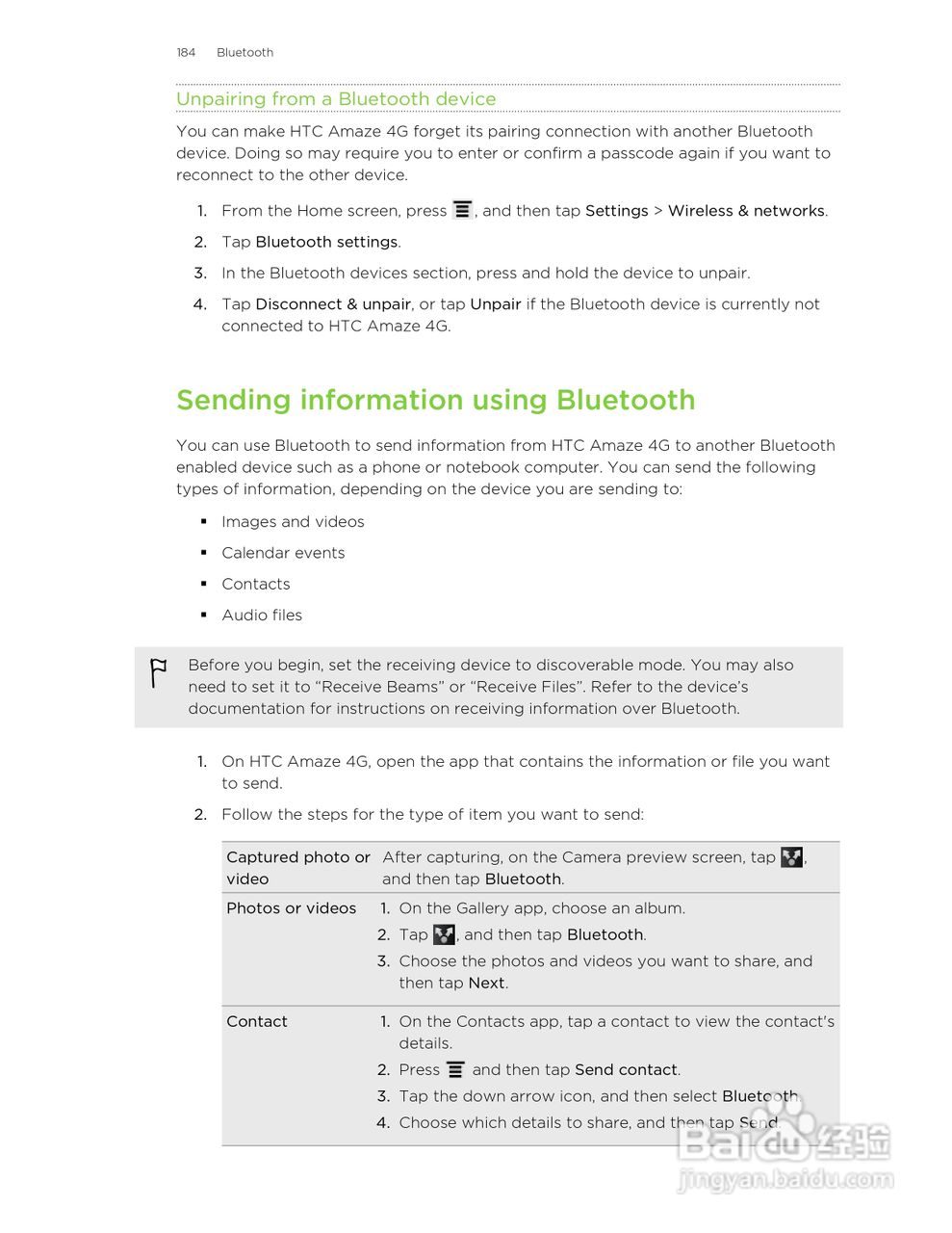 多普达HTC Amaze 4G手机说明书:[19]