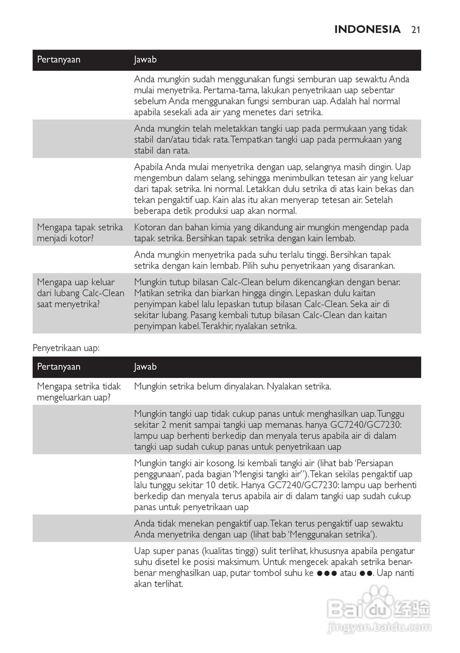 PHILIPS GC7220电烫斗用户手册:[3]