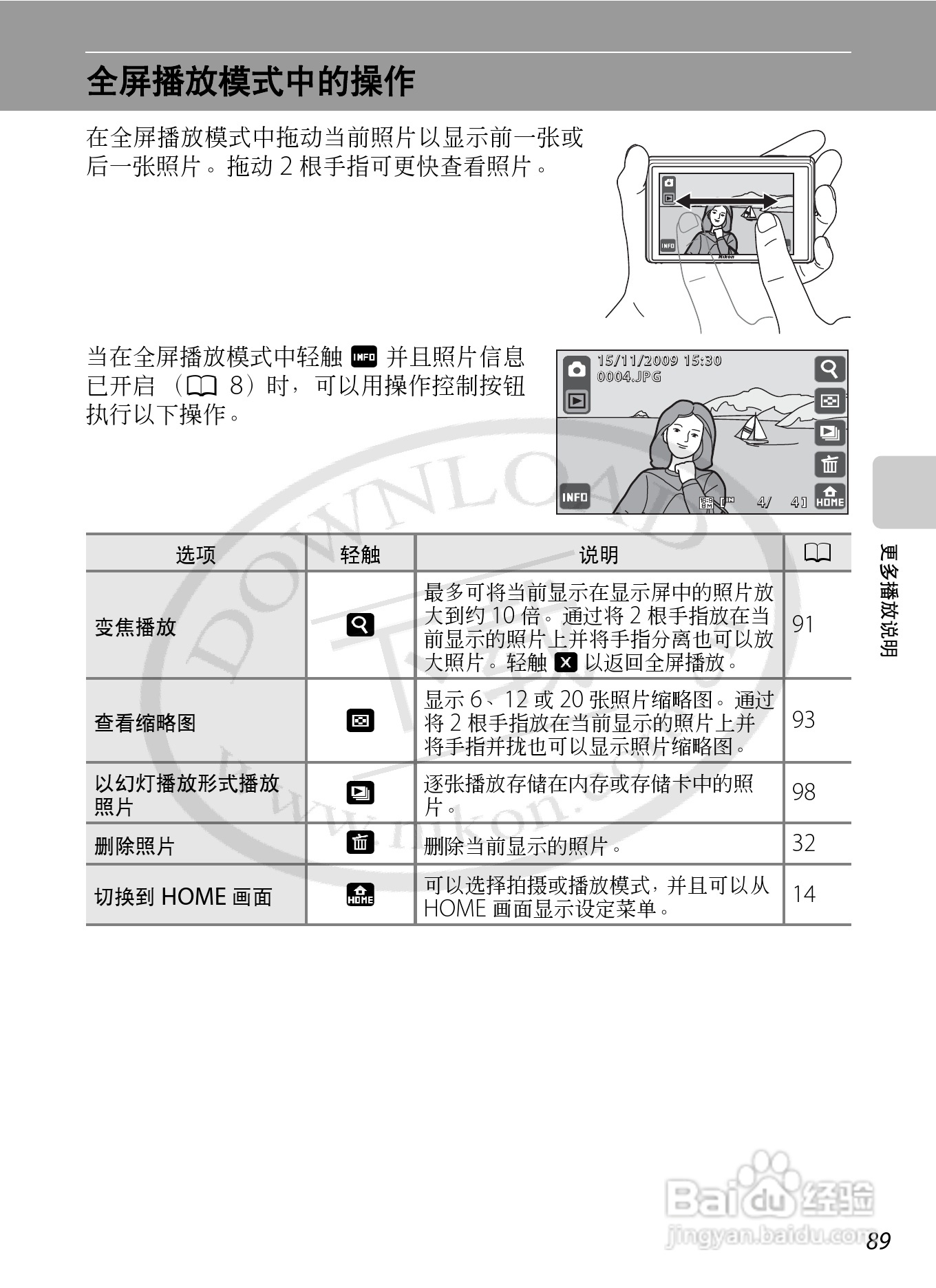 尼康Coolpix S70数码相机说明书:[11]