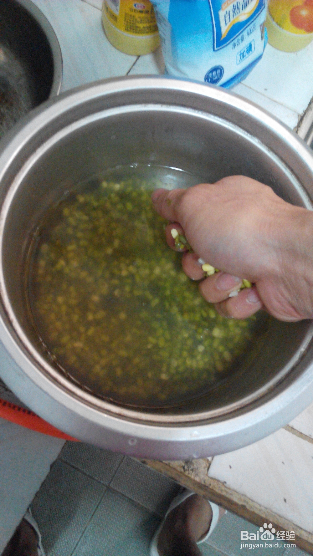 怎样将绿豆去皮