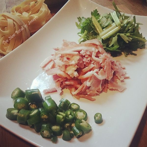 培根蛋酱意大利宽条面