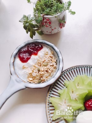 美味的无糖酸奶