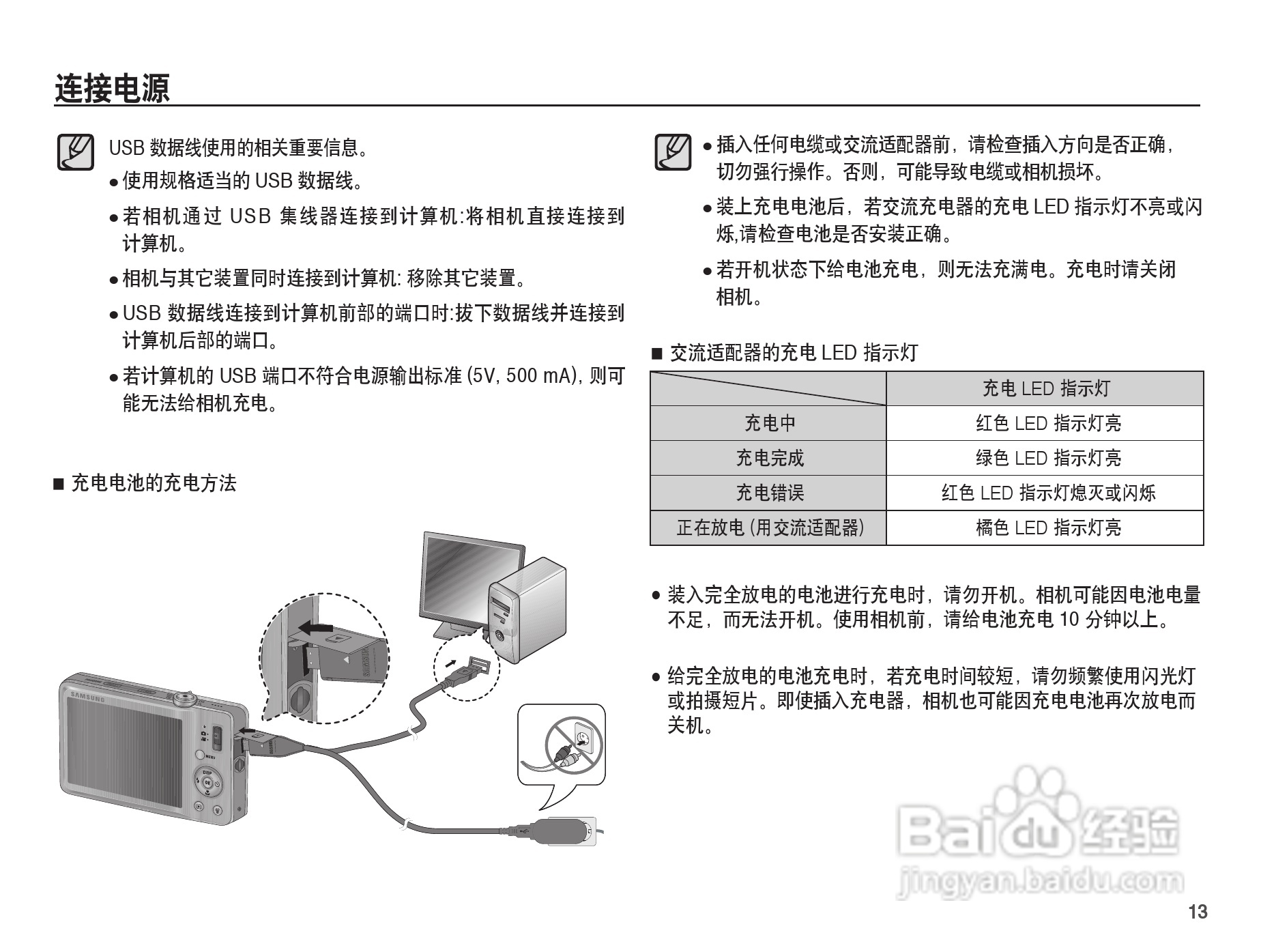 三星ST50数码相机使用说明书:[2]