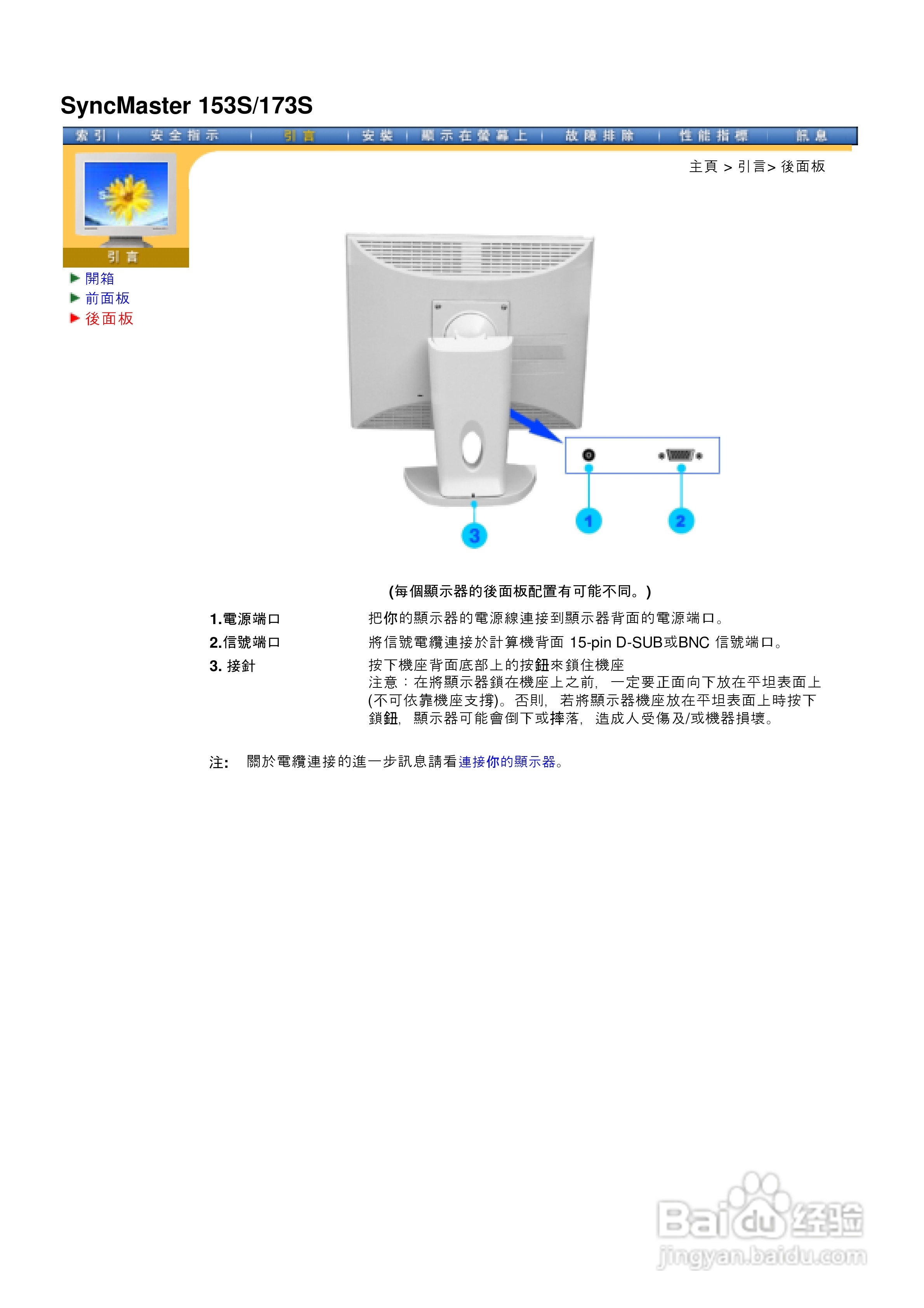 三星153V液晶显示器使用说明书:[2]