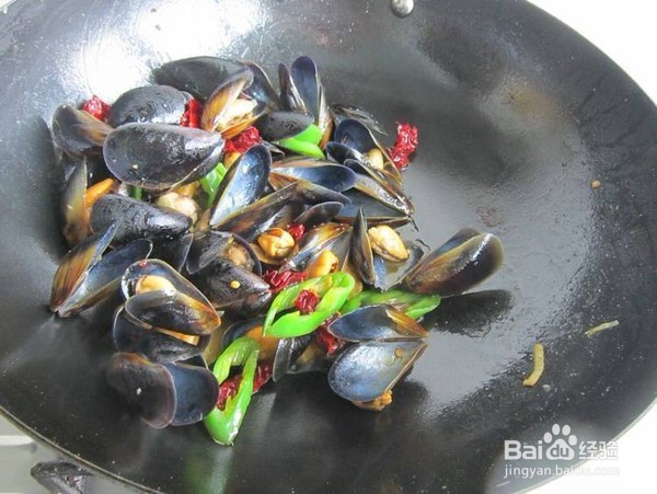 辣炒海虹的做法