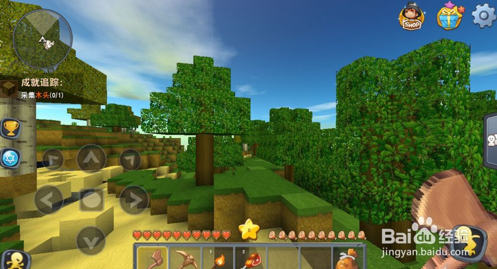 迷你世界怎么扛过第一晚