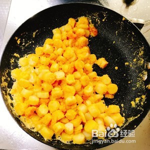 让孩子爱上吃山药——蛋黄焗山药