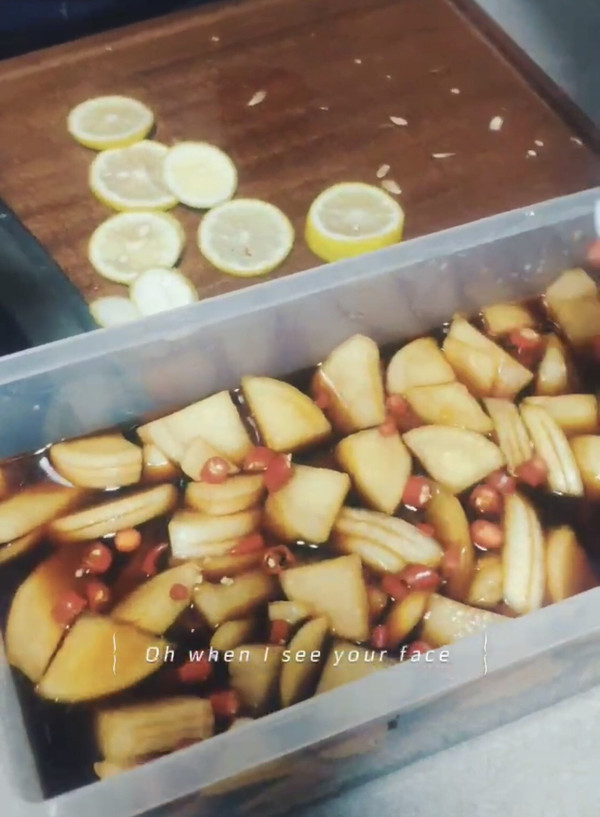 自制小凉菜酱萝卜