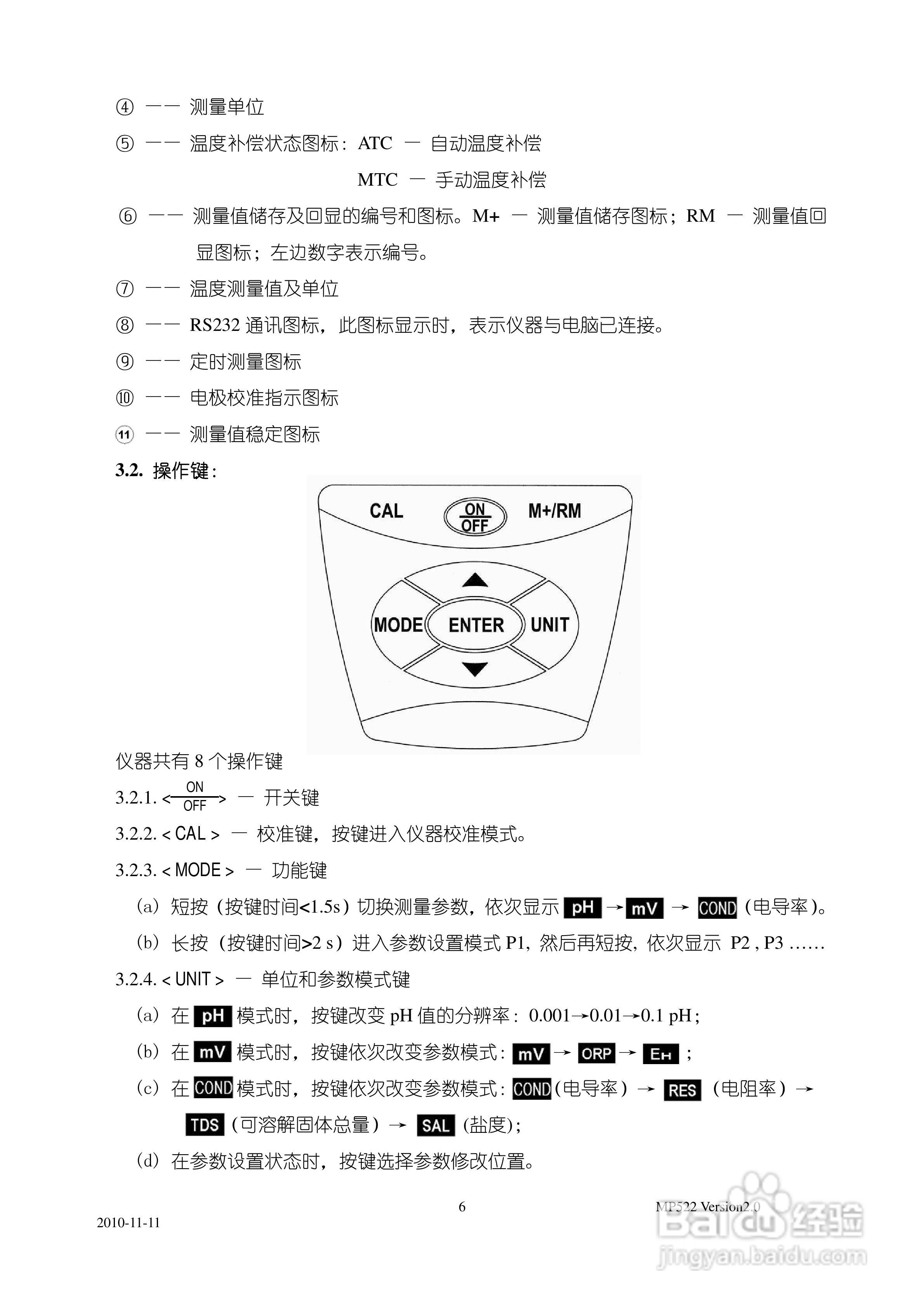 SANXIN MP522型精密pH/电导率仪使用说明书:[1]