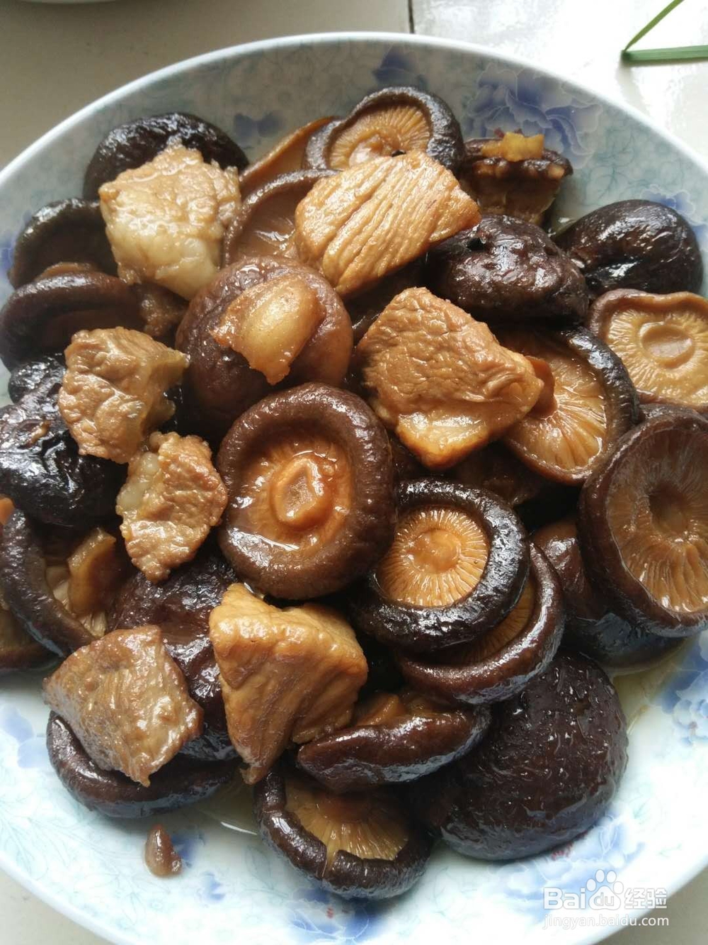 香菇烧肉——美味的荤菜系。
