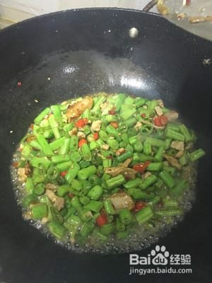 健康养生佳品四季豆炒肉的做法