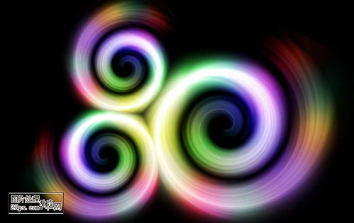 <b>怎样用Photoshop滤镜制作漂亮的彩色漩涡</b>