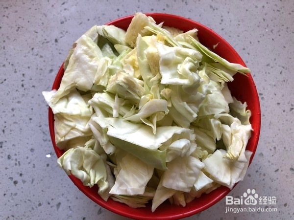 酱爆圆白菜的做法