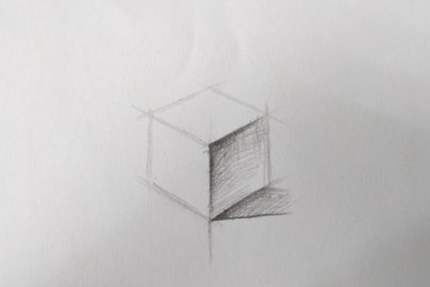 素描如何画六面体