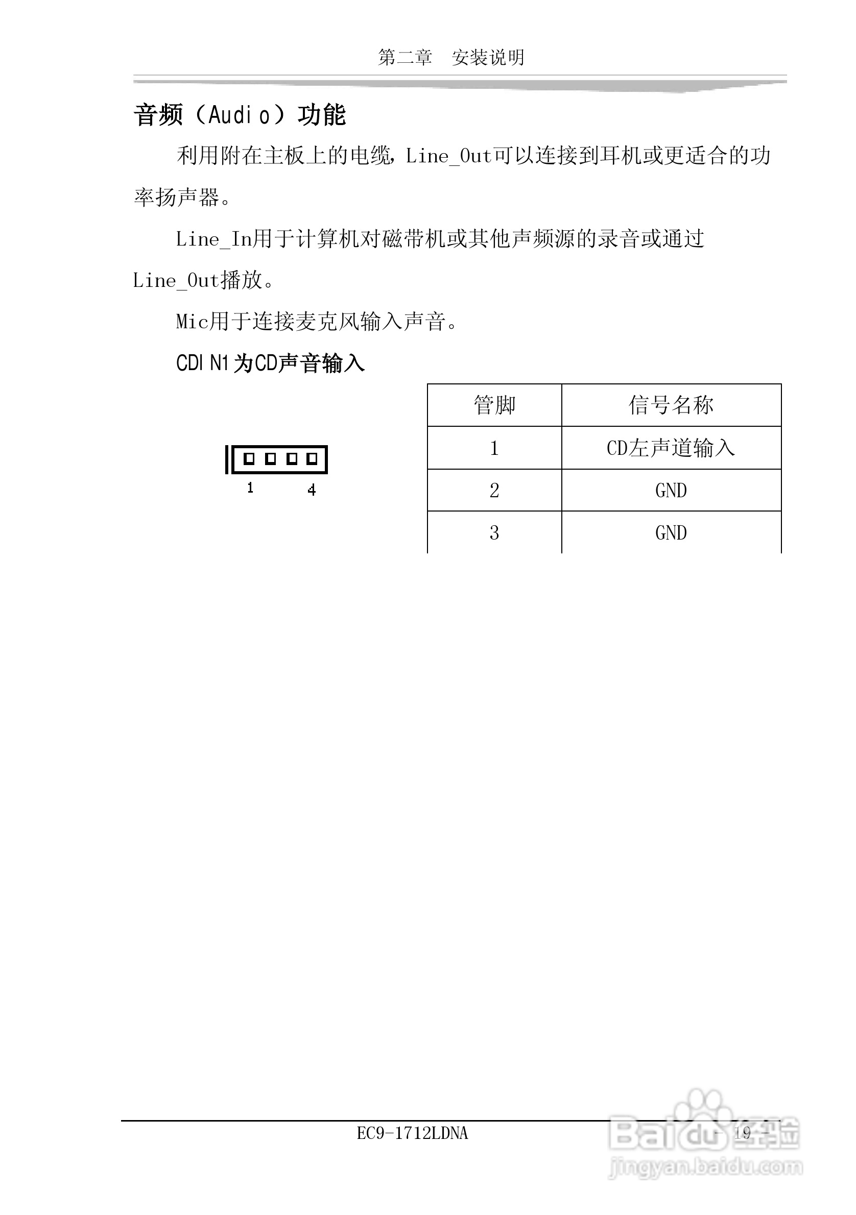 研祥EC9-1712LDNA工业级CPU板卡说明书:[3]
