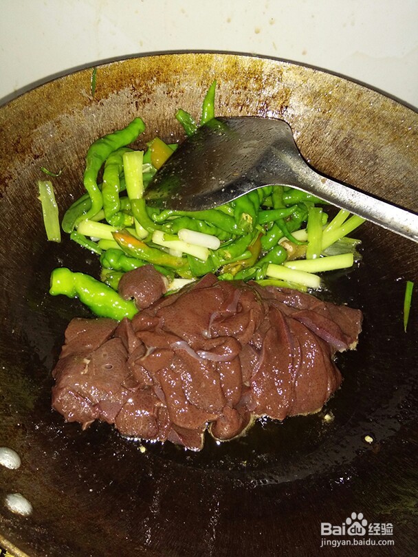 补铁食疗~麻辣猪肝