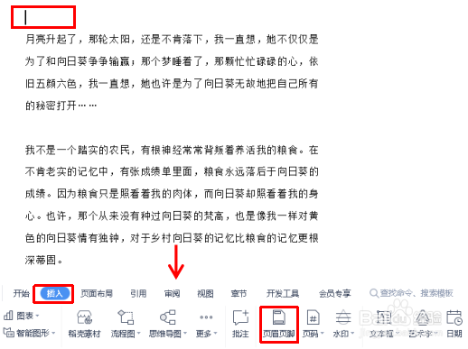 word技巧—怎样自由设置页眉的格式