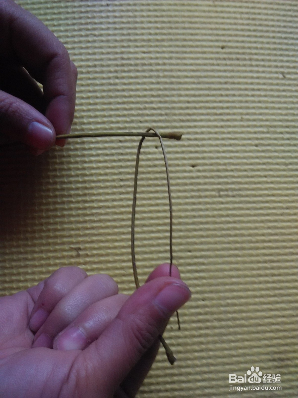 玩具小笊篱编制方法