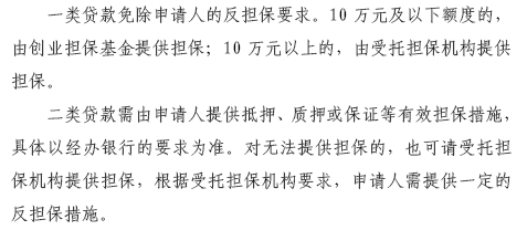 个人办理创业贷款的要求?