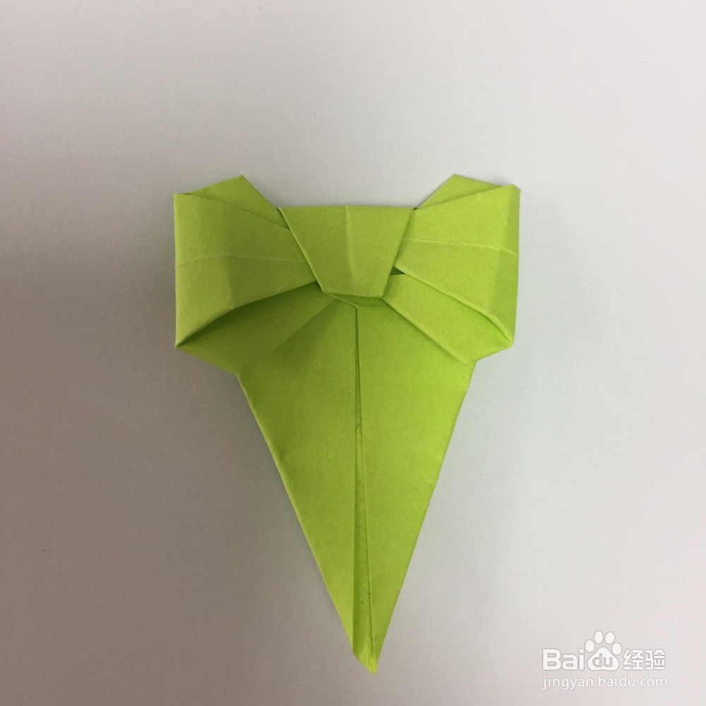 可爱的蝴蝶结书签的折纸方法详细教程