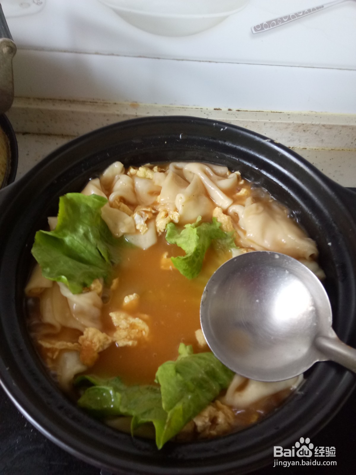 番茄酱鸡蛋面片汤