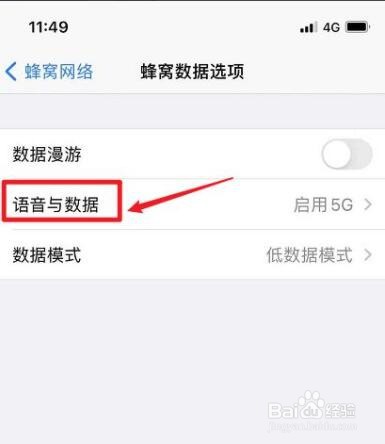 iphone12在哪关闭5g