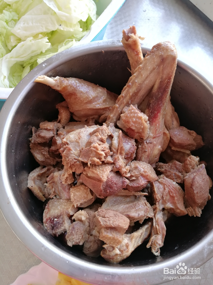 大鹅炖土豆美食教程!