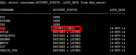 Oracle 用户解锁之后总被锁住