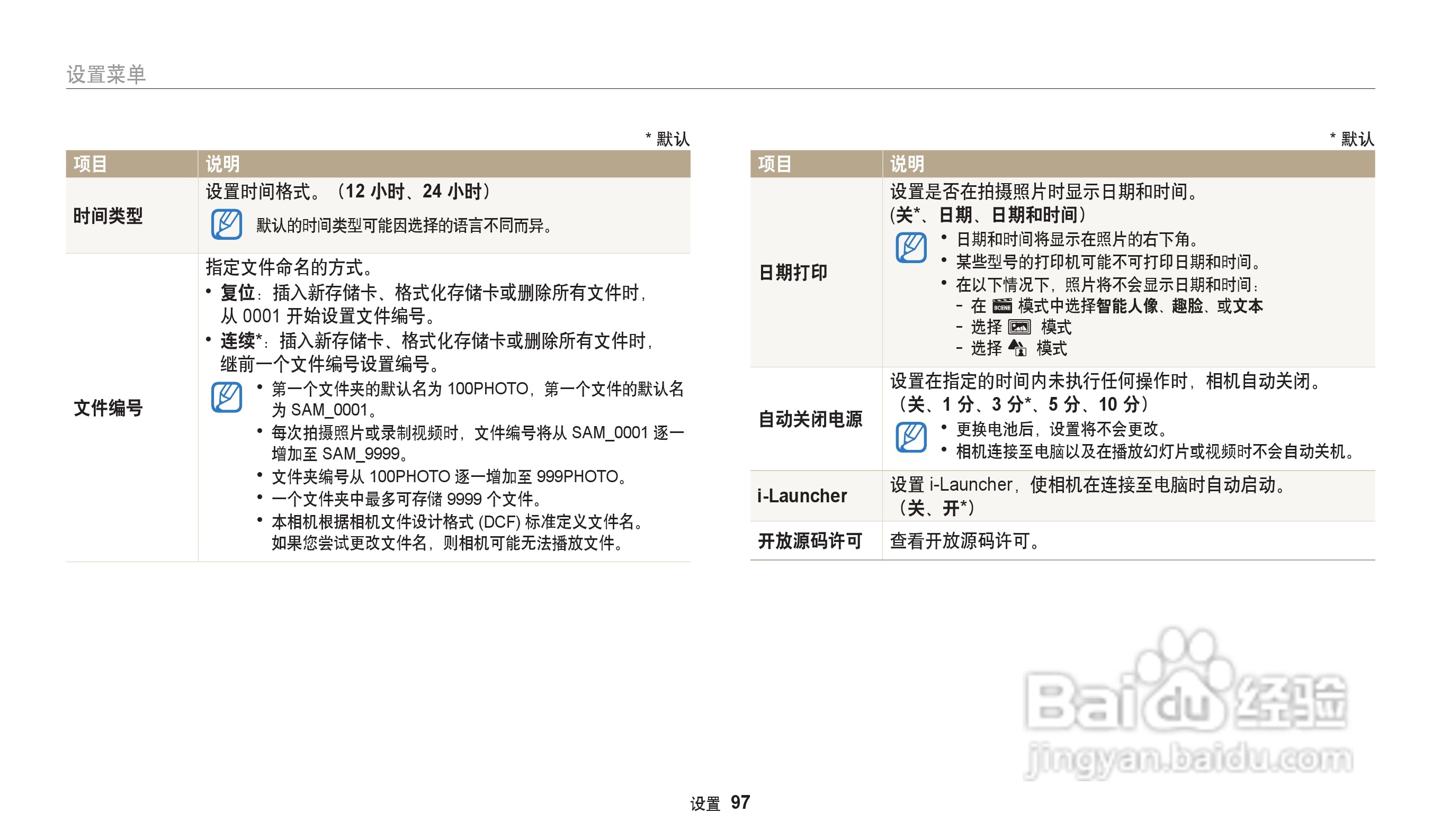 三星ST71T数码相机说明书:[10]