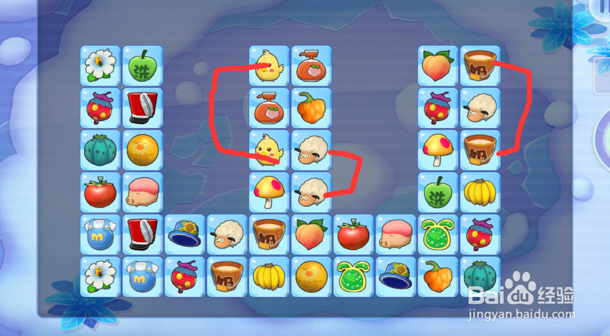 摩尔庄园连连看第八关攻略