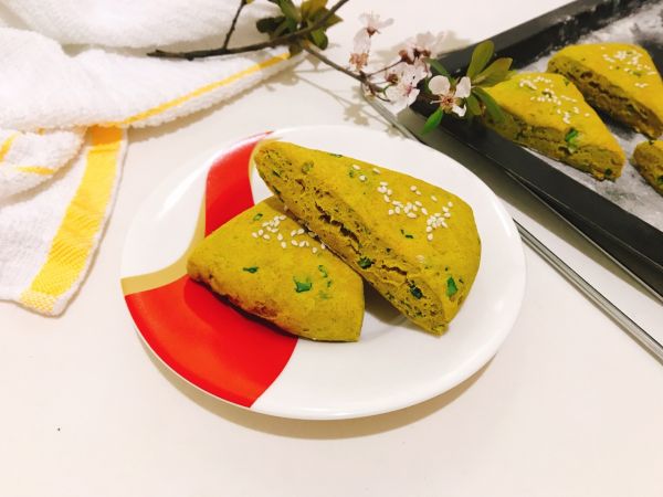 藿香嫩叶杂粮司康